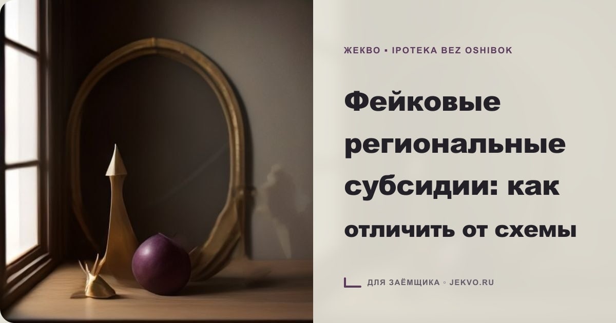 Иллюстрация к статье «Фейковые региональные субсидии: как отличить от схемы»